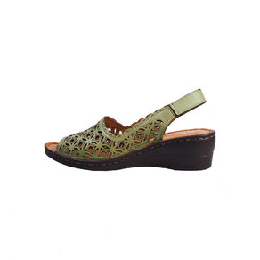 Dámske sandále KLOP 044-2024-1-17 zelená