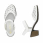 Dámske sandále Rieker 40991-80 biele