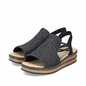 Dámske sandále Rieker 62941-00 čierne
