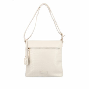 Dámska kabelka crossbody Remonte Q0621-60 biela káva