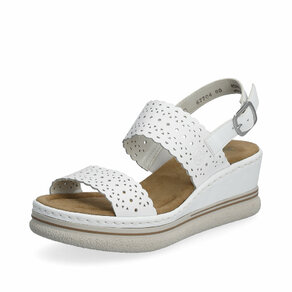 Dámske sandále Rieker 67704-80 biele