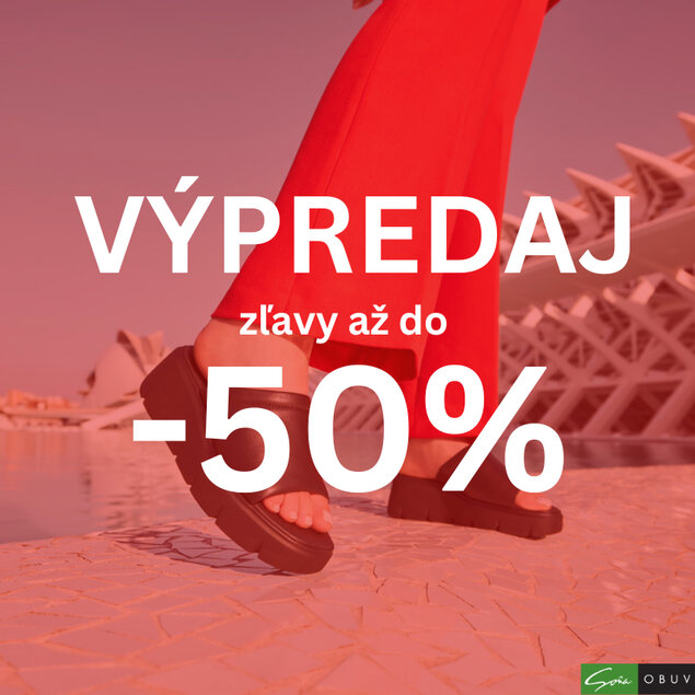 Finálny výpredaj: Ešte vyššie zľavy až do -50%