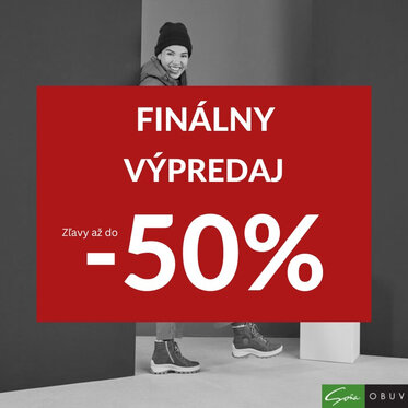 Finálny výpredaj v obuvi Soňa: Zľavy až do -50 %!