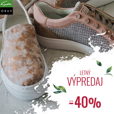 Letný výpredaj so zľavami až do -40%