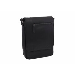 Pánske kožené crossbody čierna 250908