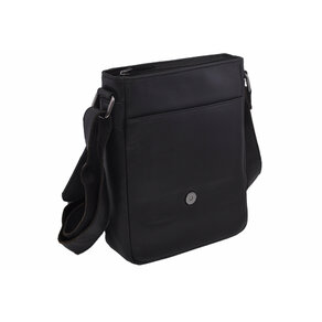 Pánske kožené crossbody čierna 250908